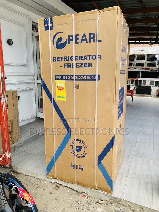 Pearl 421L Bottom Freezer Refrigerator with Dispenser - 4 Doors - 1
