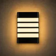 Weather Resistant Outdoor Wall Light - White Plastic - 2