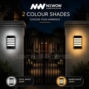 Slight Gate Wall Light - Black Cast Aluminum