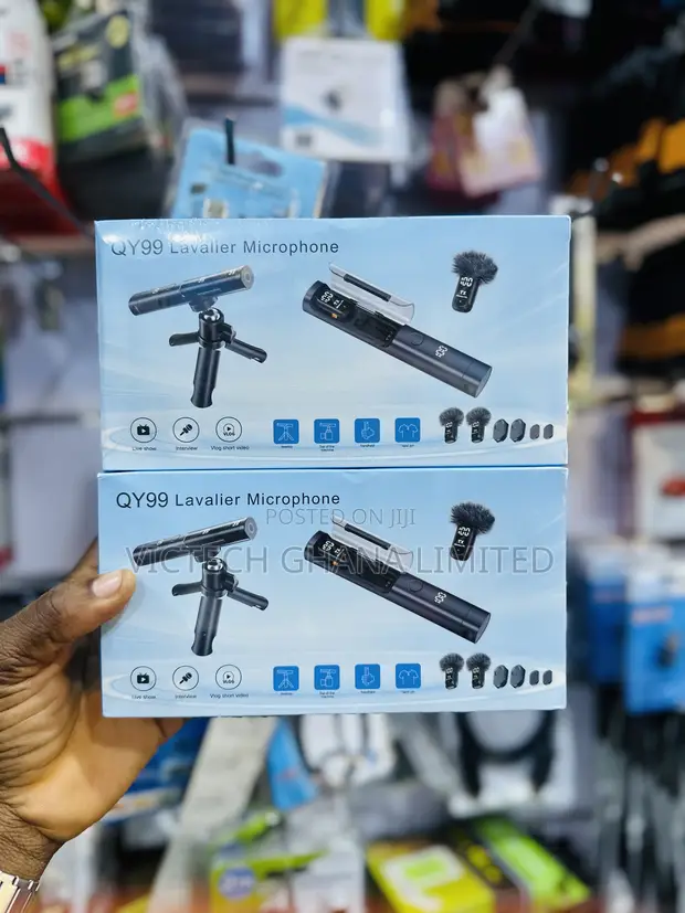 QY99 Wireless Lavalier Microphone - 1
