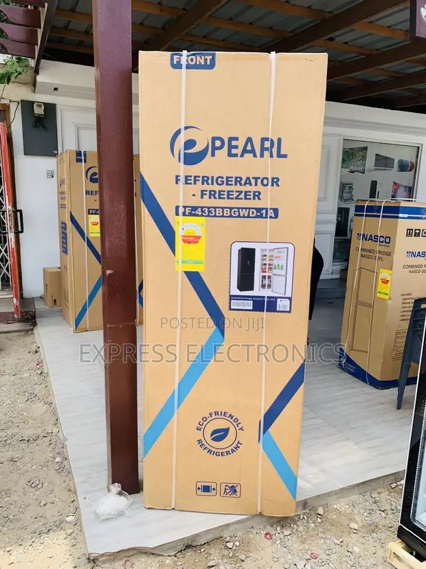 Pearl PF-433BBGWD 309L Double-Door Black Mirror Water Dispenser - 1