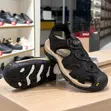 Teva Black & Tan Quick-Lace Hiking Sandals - Closed-Toe Outdoor Sport - 5