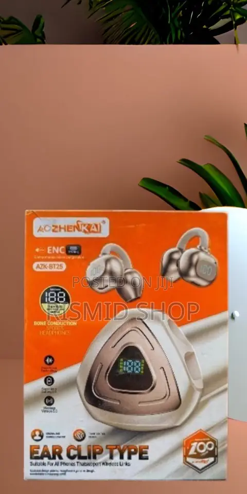 AO ZHENKAI AZK-BT25 Bluetooth Ear Clip Earphones - 1
