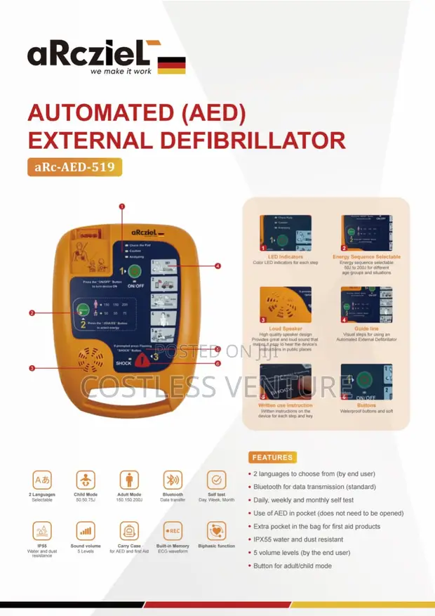 Arcziel AED Defibrillator - 1