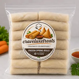 50pcs Frozen Spring Rolls & Samosas