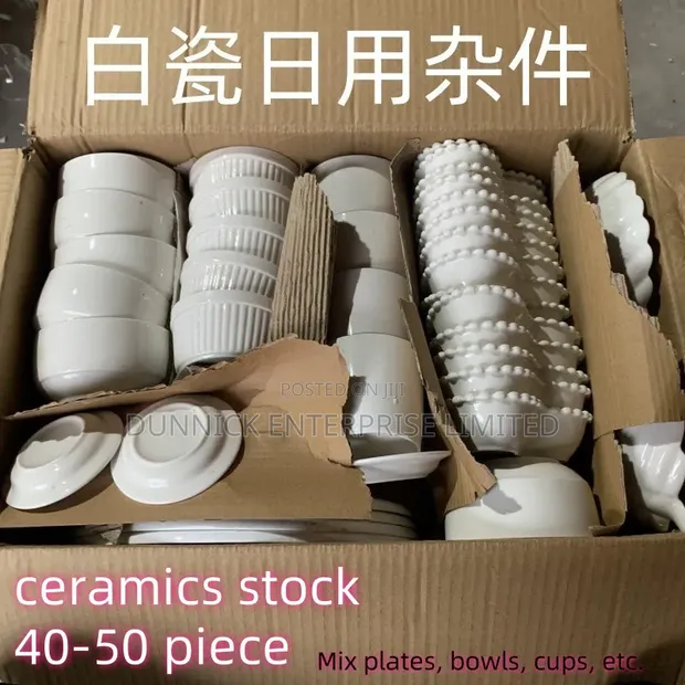 50-Piece Ceramic Dinnerware Set - 1