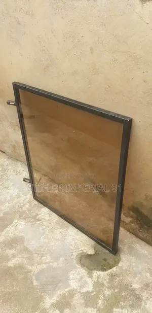 Metal Frame with Tinted Glass Door