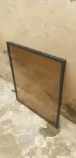 Metal Frame with Tinted Glass Door - 1
