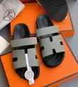 Genuine Leather Hermes Slippers - 4