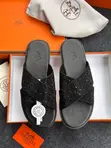 Hermes Black Men's Slippers - 2
