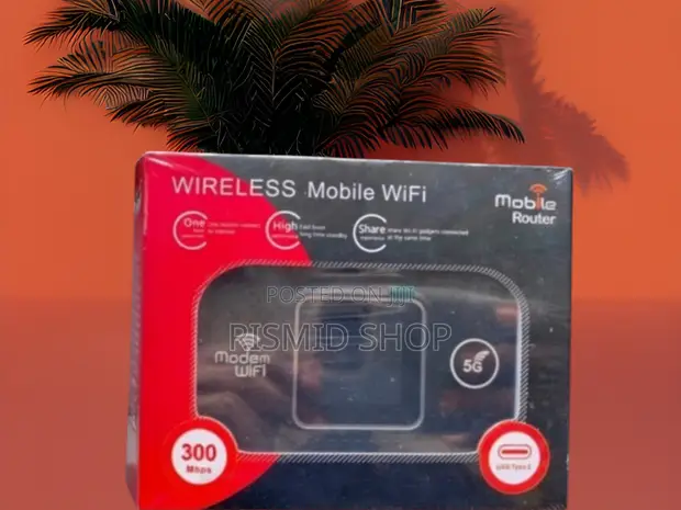 Portable High-Speed 5G LTE Internet Router - 300Mbps - 1