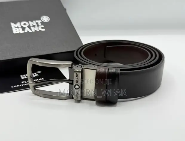 Gucci Black Leather Adjustable Belt - Brand New - 1