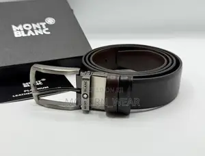 Gucci Black Leather Adjustable Belt - Brand New