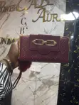 Ladies Leather Purse with Chain Strap - 3