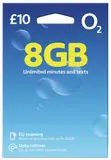 Activated UK O2 SIM Card with GHS 5 Credit - 1