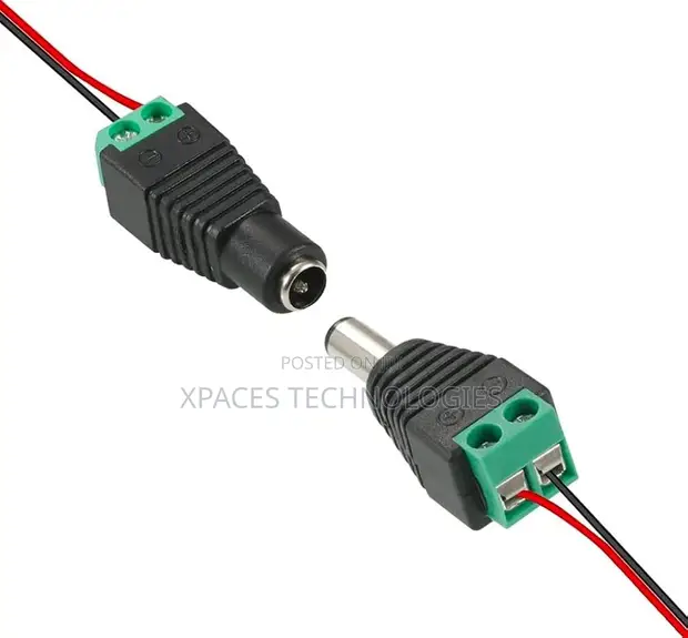 10 Pack 12V Male & Female DC Power Connectors - 1