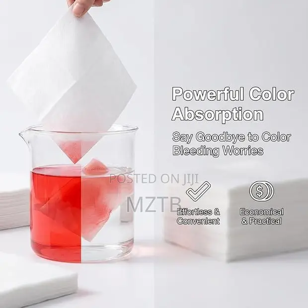 Laundry Color Catcher Dye Trapper Sheets - 50pcs - 1