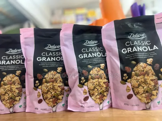 Deluxe Dark Chocolate & Almond Granola and Classic Granola - 1