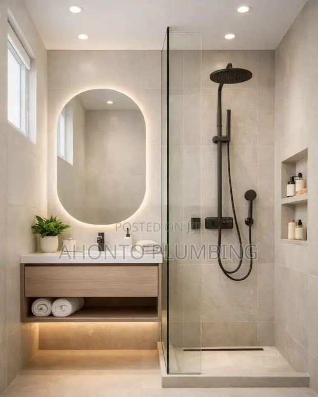 Shower Mixer & Water Heater Installation - 1