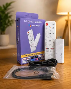 H96 Max Android TV Stick - 4K, Google Assistant, WiFi