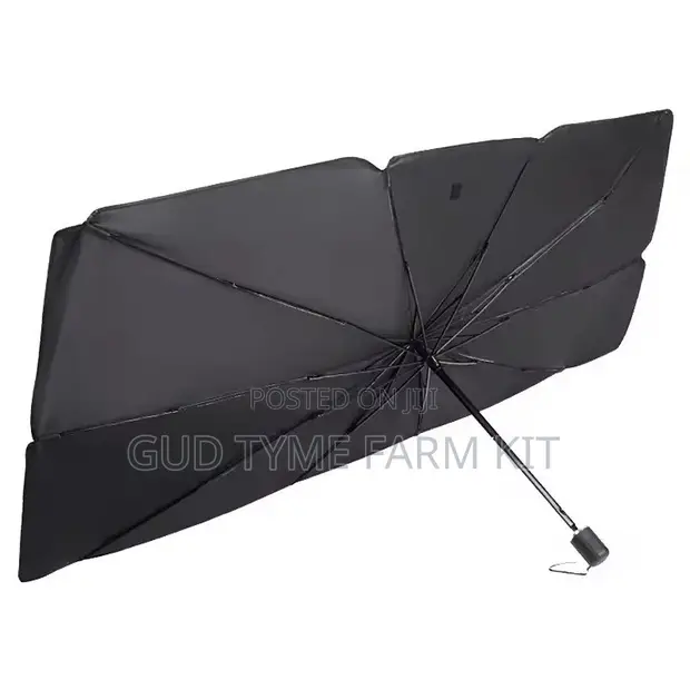 Car Rain Gear with Front Window Sunshade - 1