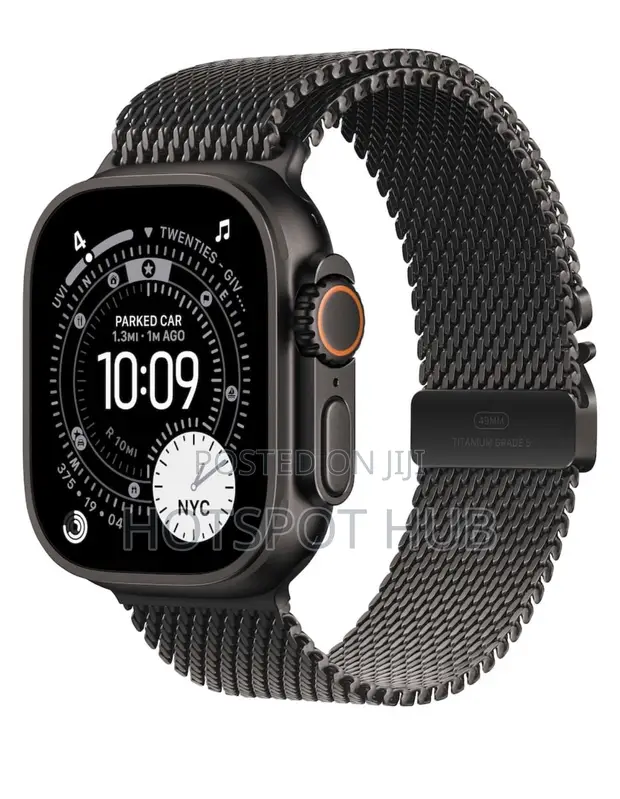 Apple Watch Ultra 3 49mm Titanium Case with Milanese Loop - 1