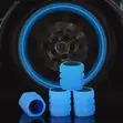 Car Tyre Luminous Valve Caps (4 Pcs) - 1