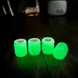 Car Tyre Luminous Valve Caps (4 Pcs) - 4