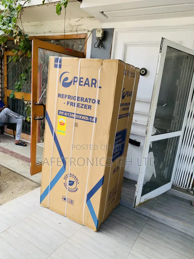 Pearl 421L Bottom Freezer Refrigerator with Dispenser - PF-613MDIXWD-1A - 1
