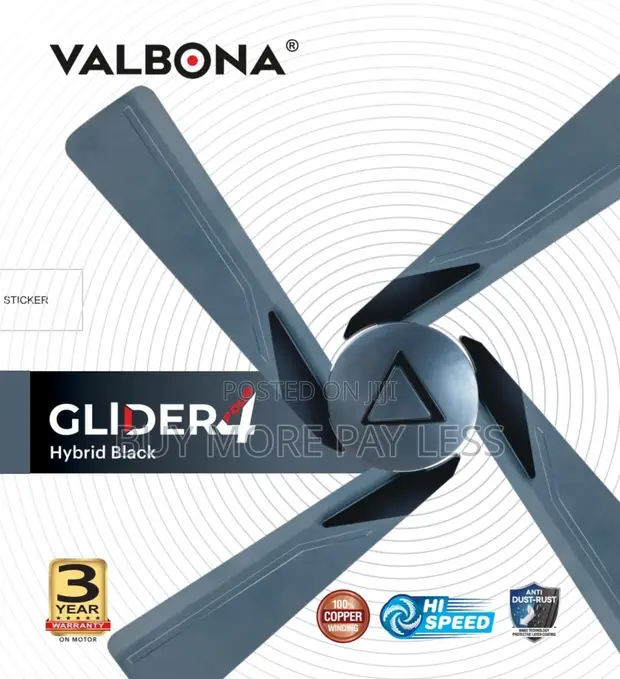 Valbona Glider 4 Hybrid Ceiling Fan - 1