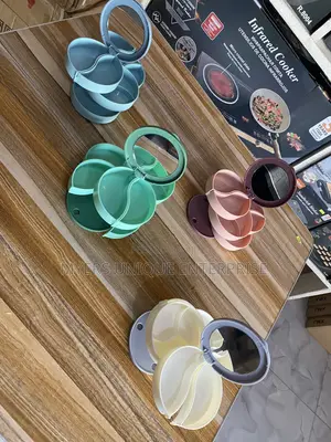 Round Jewelry Organizer - 4 Layer Rotating Storage Box