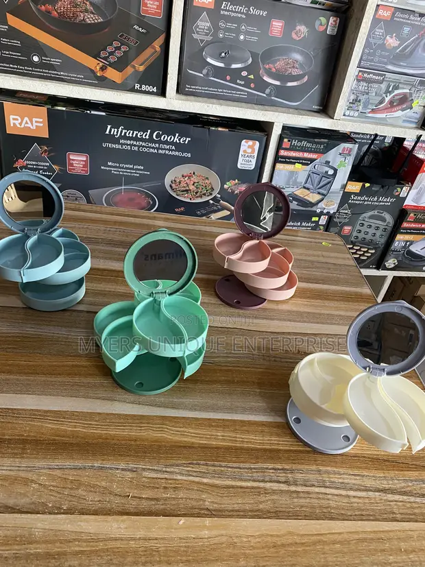 4 Layer Rotating Jewelry Storage Box - 1