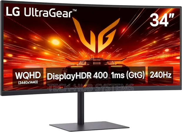 LG 34-Inch Ultragear WQHD Curved Gaming Monitor (34G630A-B) - 1
