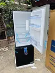 Pearl PF-433BBGWD-A1 Bottom Mount Freezer Fridge (Black) - 1