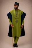 Zara 3-in-1 Agbada & Shokoto Set - 3