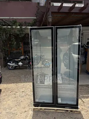 Brand New Pearl PVC-801-27AA 2 Door Glass Display Fridge