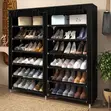 Modern Material 6-Tier Double Shoe Rack - 1