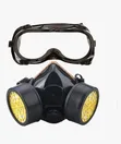 Reusable Industrial Face Protector Mask with Filters and Goggles - 1