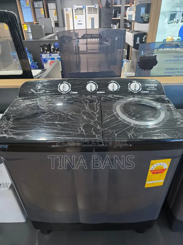 Nasco 15kg Twin Tub Semi-Automatic Washing Machine - 1