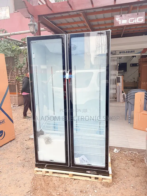 New Pearl 690L Double Door Showcase Fridge - 1
