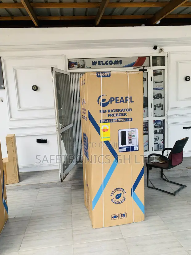 Pearl 2-Door Fridge PF-433BBGWD-1A - 1