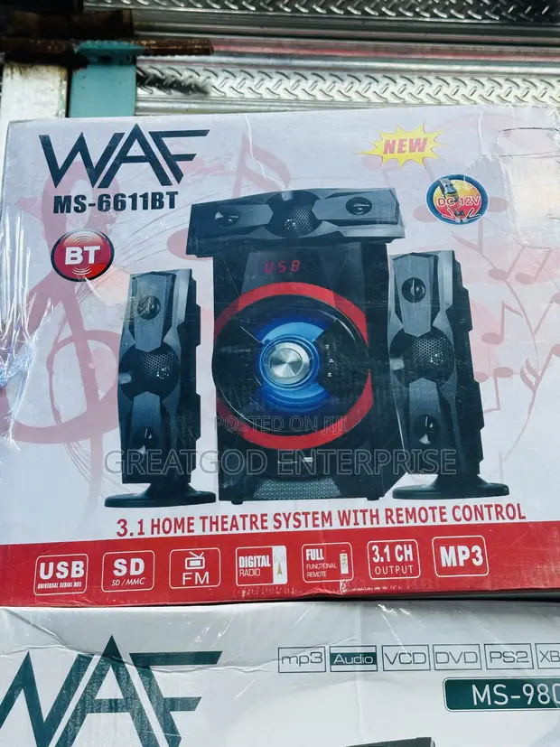 WAF MS-6611BT 3.1 Home Theatre System - 1