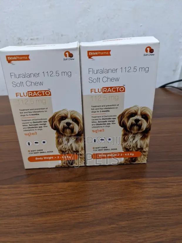 Fluracto Tick Tablets (2.5-5kg) - 1