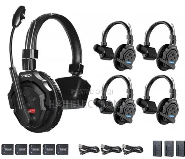 Synco Xtalk Wireless Intercom Headset System (5 in 1) - 1