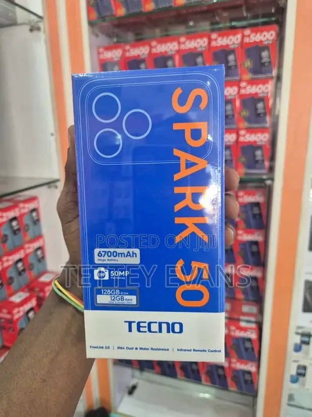 New Tecno Spark 50 128GB Black - 1