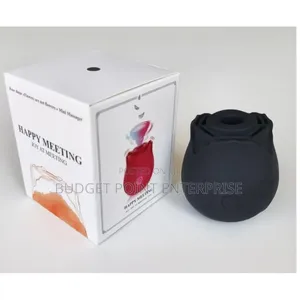 Rose Sucking Vibrator - Black