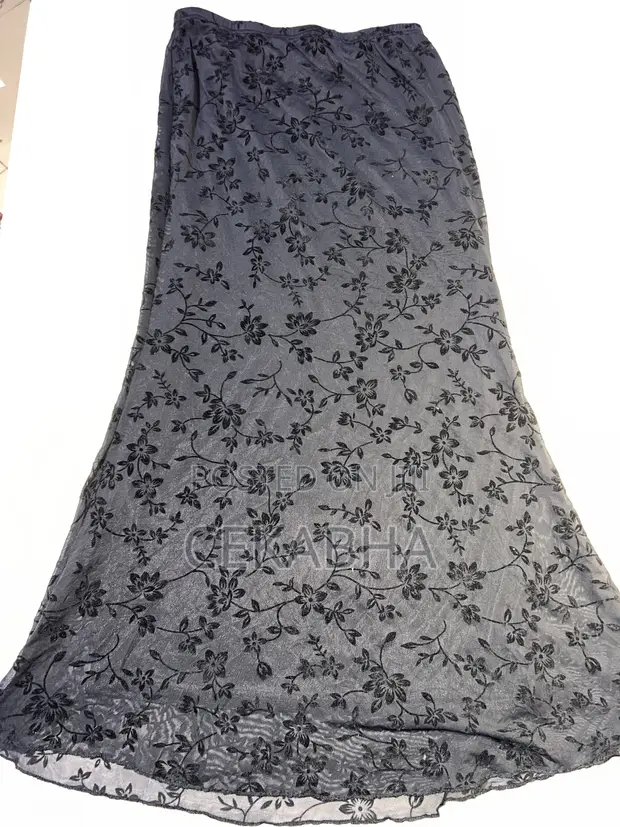 Black Lace Skirt - UK 8/10 - 1
