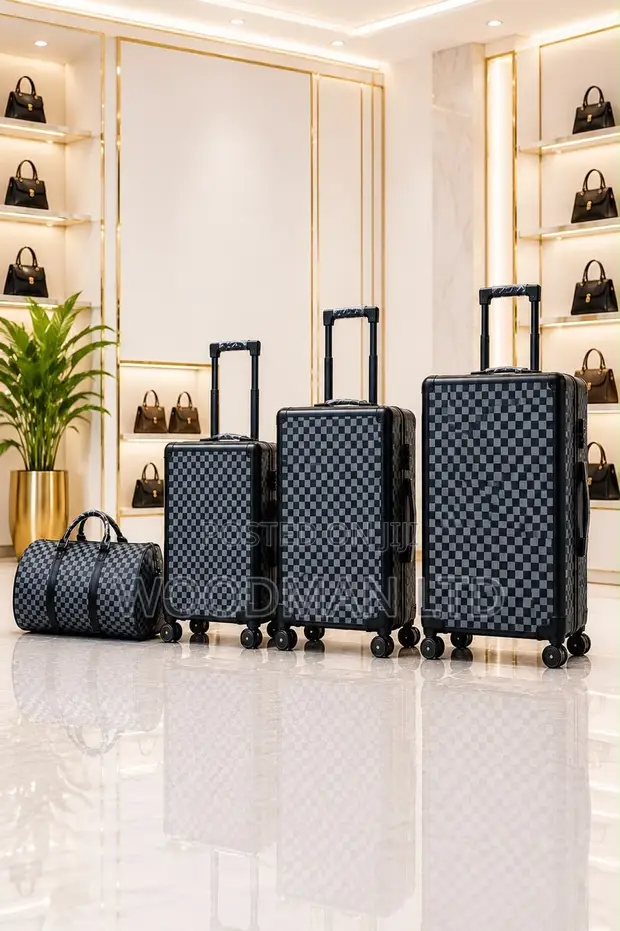Luxury Travel Suitcase Set with Duffle Bag - 1