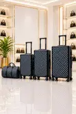 Luxury Travel Suitcase Set with Duffle Bag - 1