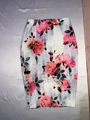 Multicoloured Pencil Skirt